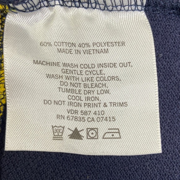 Nautica Sportswear Y2K Rugby Stripe Polo Shirt Mens Yellow Blue XL Sailing Retro - Picture 6 of 11